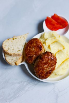 Изображение Зразы из щуки с грибами